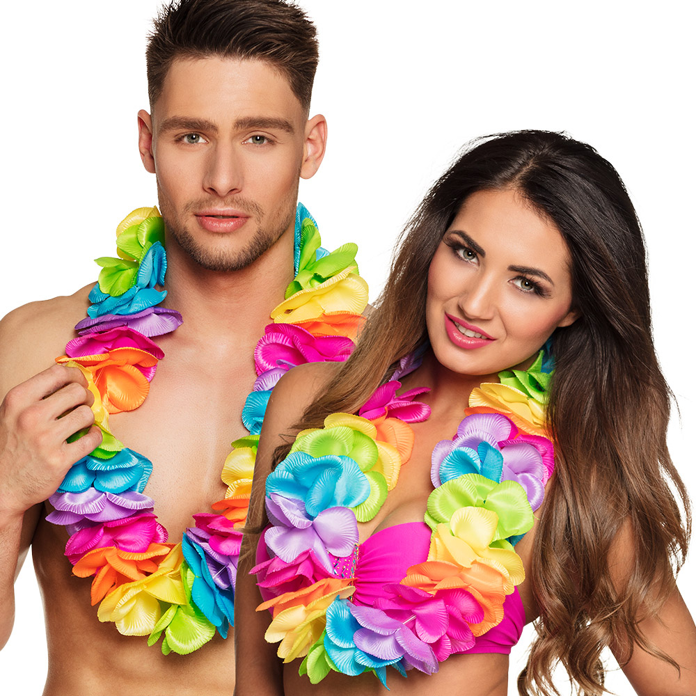Hawaïkrans Rainbow de luxe XL