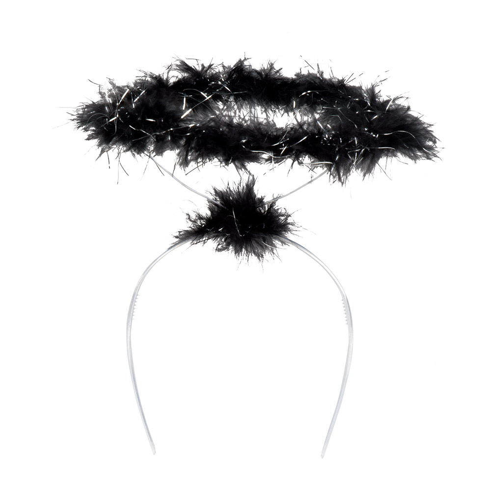 Diadeem halo zwart - Afbeelding 2