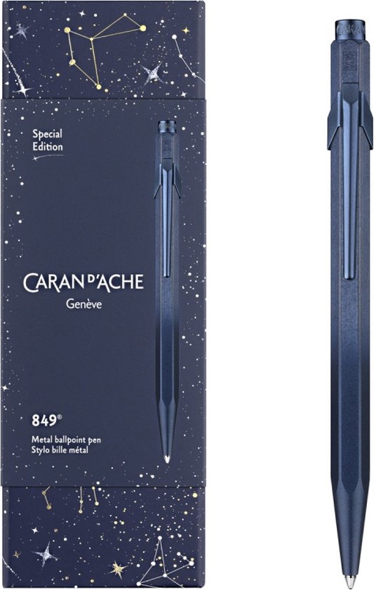 Caran d'Ache 849 BP.COSMIC BLUE BLUE Balpen - Afbeelding 1