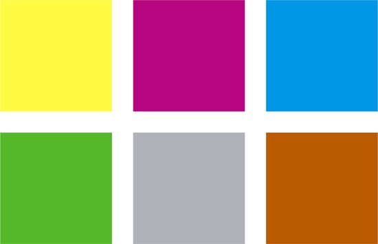 Staedtler Pigment Fineliner - Box 0,5 mm 6 kleuren Geel, Paars, Blauw, Groen, Oranje & Grijs - Afbeelding 1