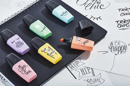 STABILO BOSS MINI Pastellove edition etui 6 stuks - Afbeelding 1
