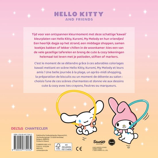 Kello Kitty And Friends Cute & Cozy Color Kleurboek - Afbeelding 1