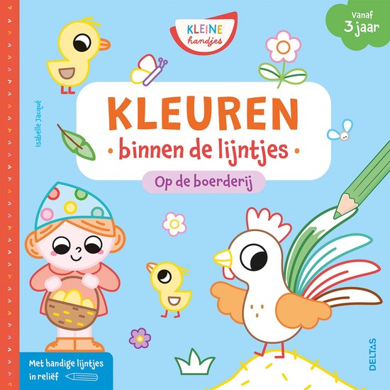 Kleuren Binnen De Lijntjes Op De Boerderij - Isabelle Jacqué