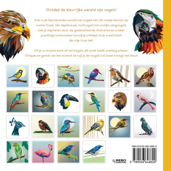 Vogels Van De Wereld - Kleuren Op Nummer - Afbeelding 1