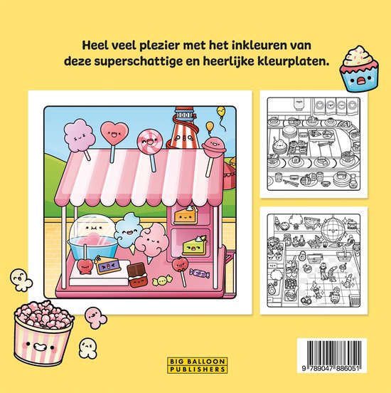 Cosy Cute Jammie Kleurboek - Squid & Pig - Afbeelding 1