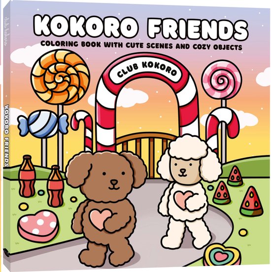 Kokoro (Cute & Cozy) Friends Kleurboek