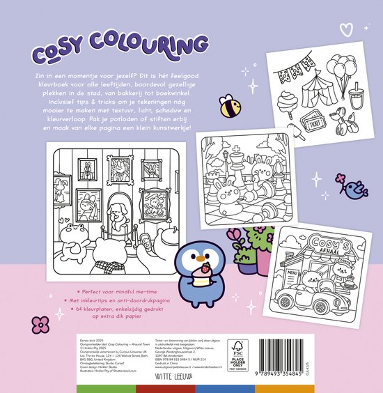Cosy Colouring - In De Stad - Afbeelding 1