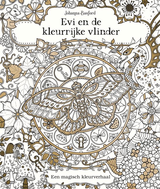 Evi en de kleurrijke vlinder - Johanna Basford