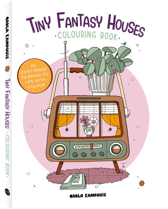 Tiny Fantasy Houses Kleurboek - Carla Kamphuis