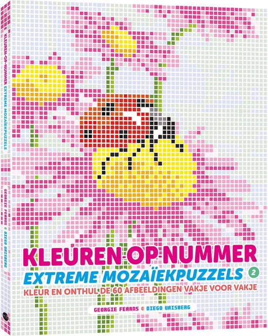 Kleuren Op Nummer Extreme Mozaïekpuzzels - Georgie Fearns & Diego Vaisberg