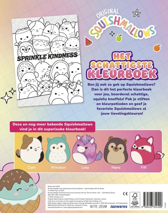 Original Squishmallows Het Schattigste Kleurboek - Afbeelding 1
