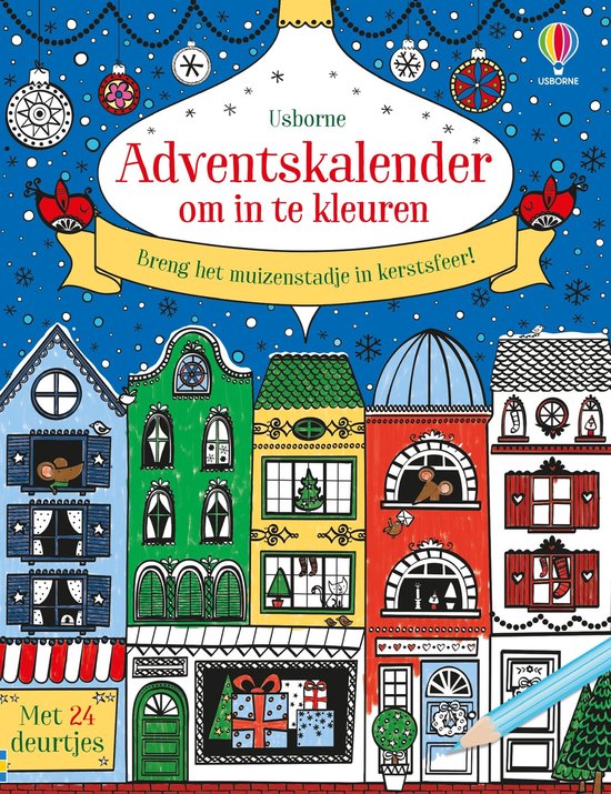 Adventskalender Om In Te Kleuren - Usborne