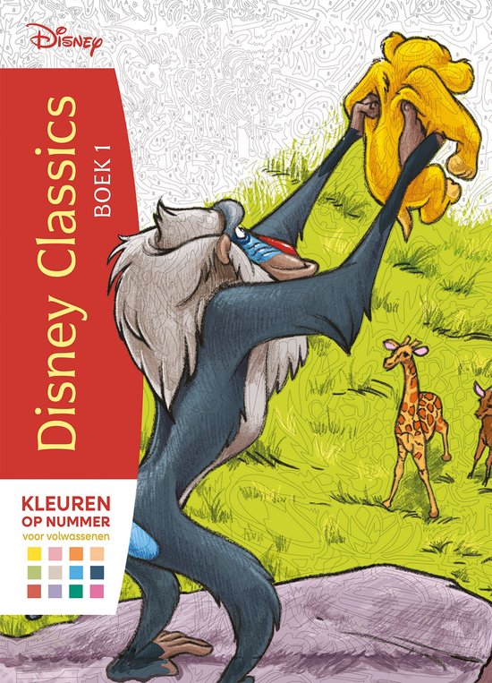 Disney Classics Boek 1 Kleuren Op Nummer 