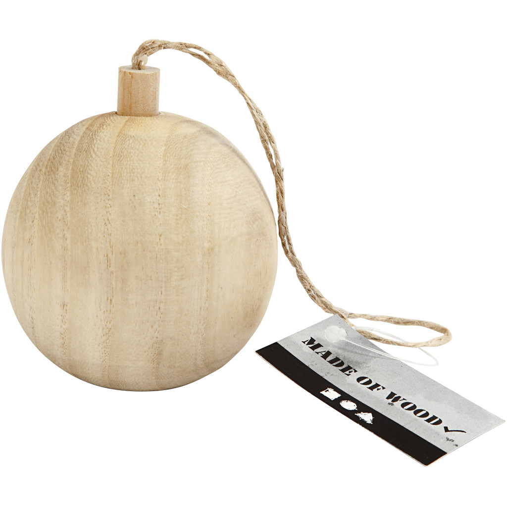 Kerstbal, d 6,4 cm, 1 stuk