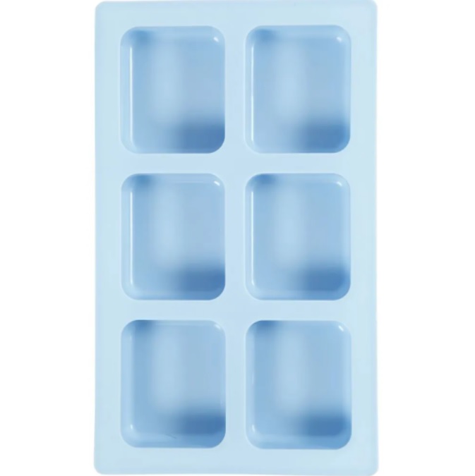Siliconen vormen, H: 2,5 cm, L: 7 cm, B: 5,9 cm, 100 ml, 1 stuk