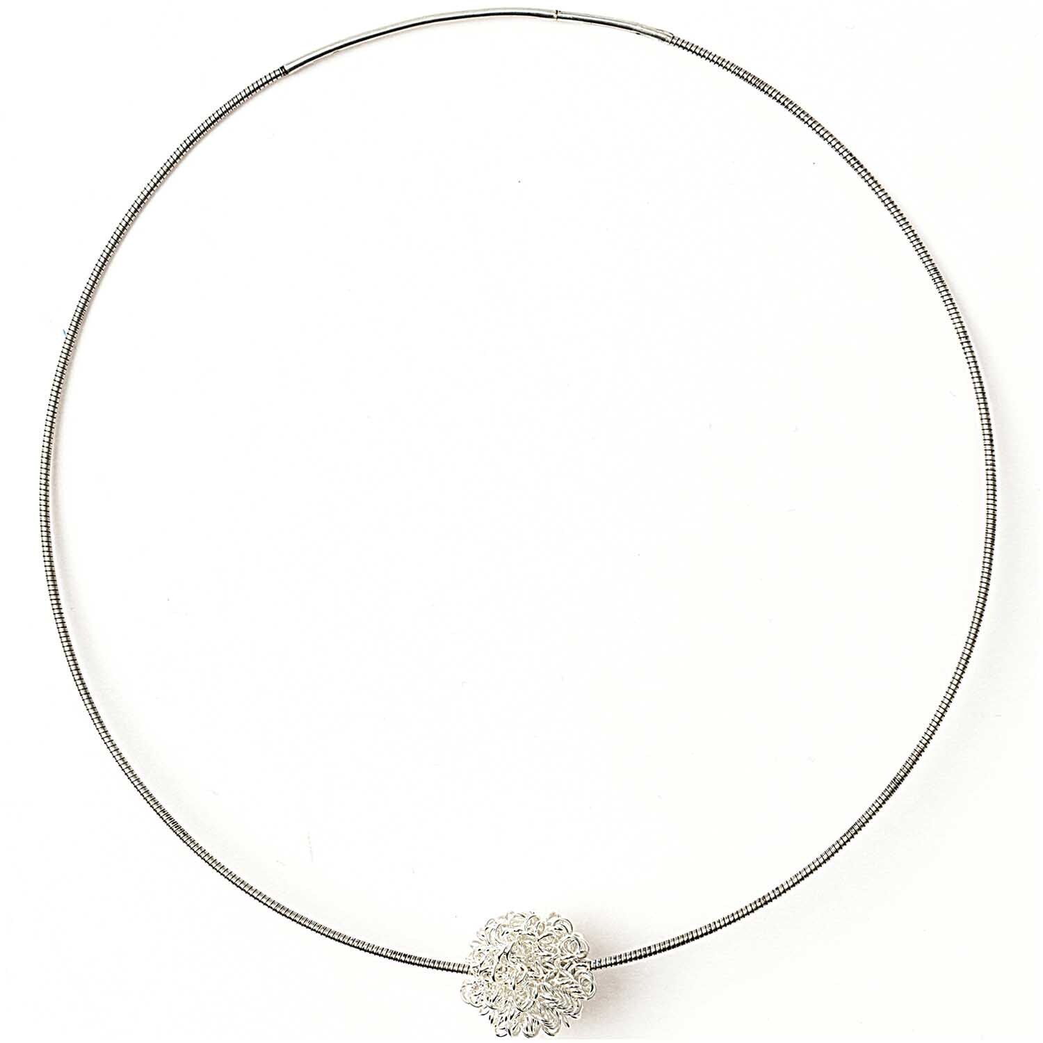 Halsketting met sluiting zilver 14,5cm - Afbeelding 2