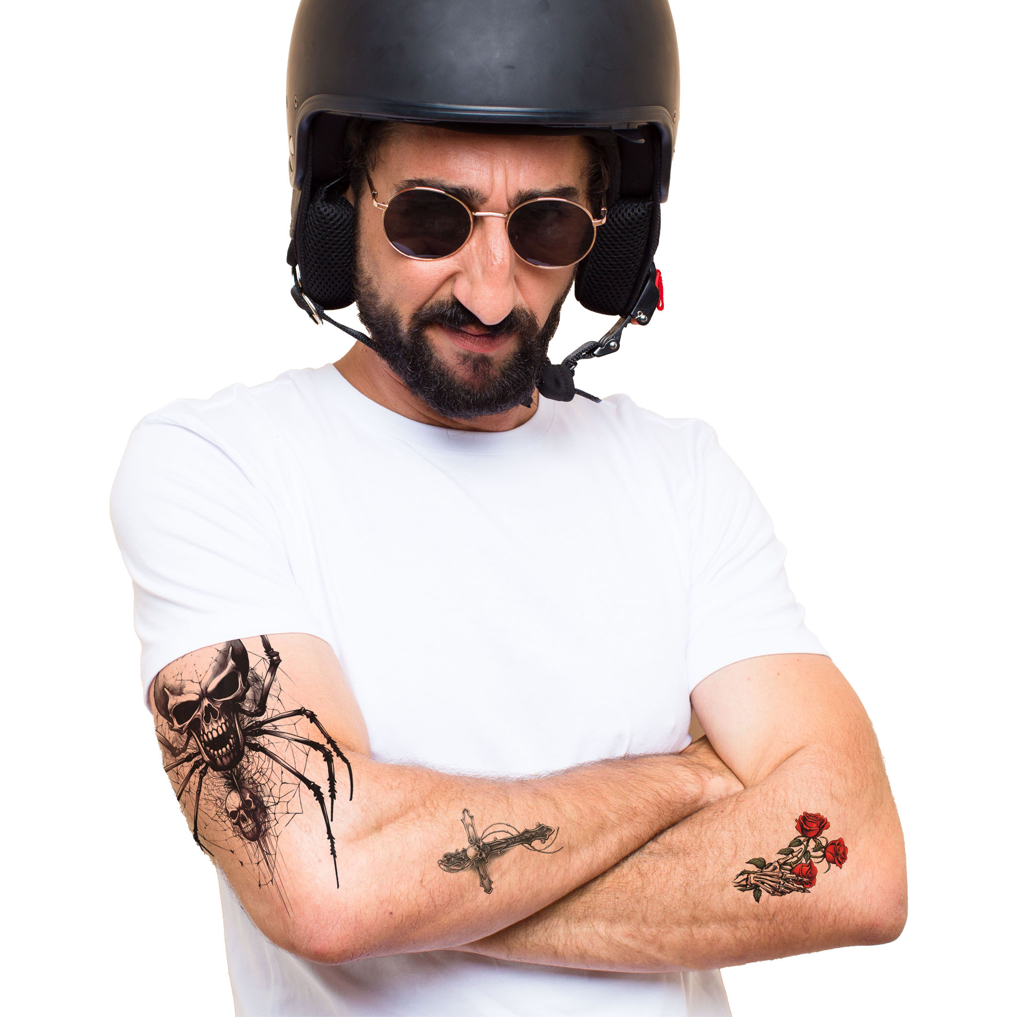 Tattoo Motorrijder 5st. - Afbeelding 1