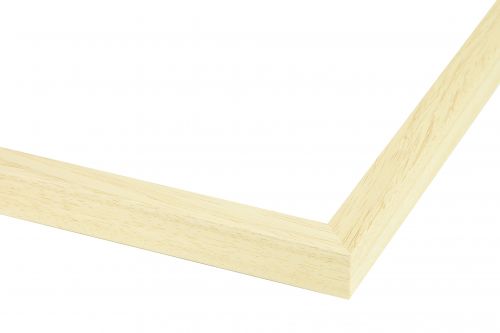 HOUTEN WISSELLIJST BLANK ONGELAKT M100 – KEUZE UIT 21 MATEN - Afbeelding 2