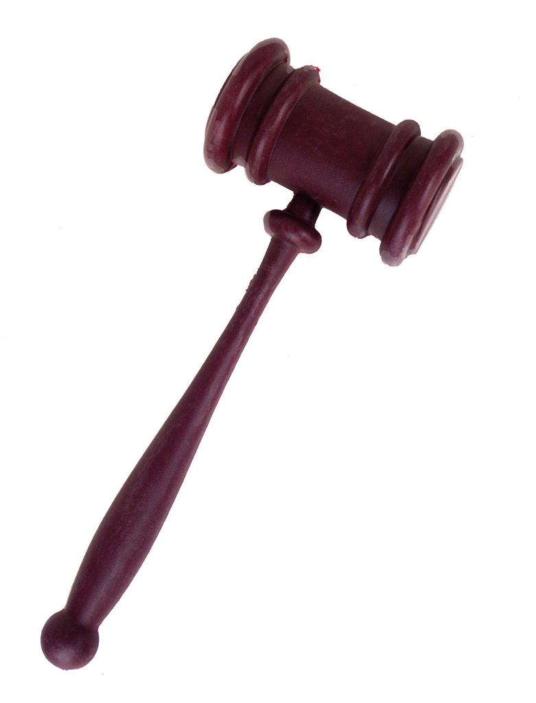 Rechters/Voorzittershamer Gavel Plastic