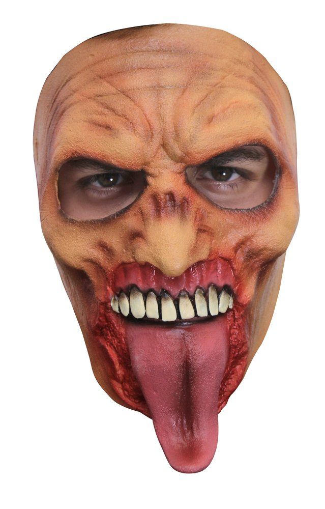 Gezichtsmasker Latex - Zombie Tong