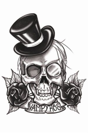 Plak Tattoo Set Vampyros - Afbeelding 1