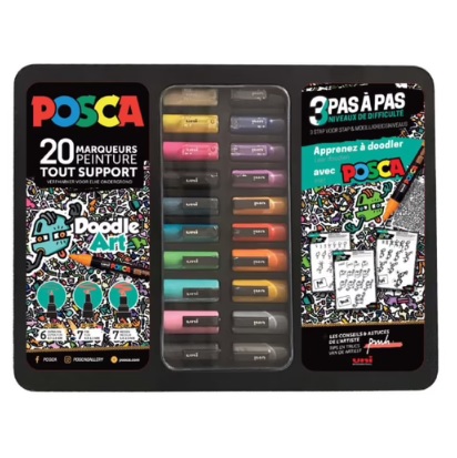 Posca Verfstiften Set Doodle Art 20st.