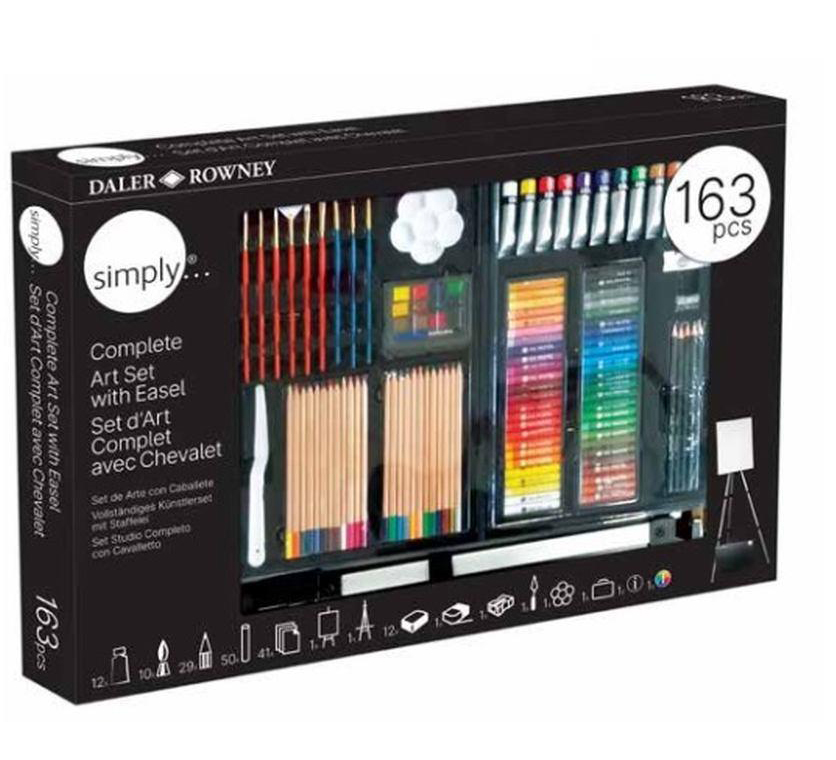 Daler Rowney Simply Art Ezel Studio Set 163 Delig
