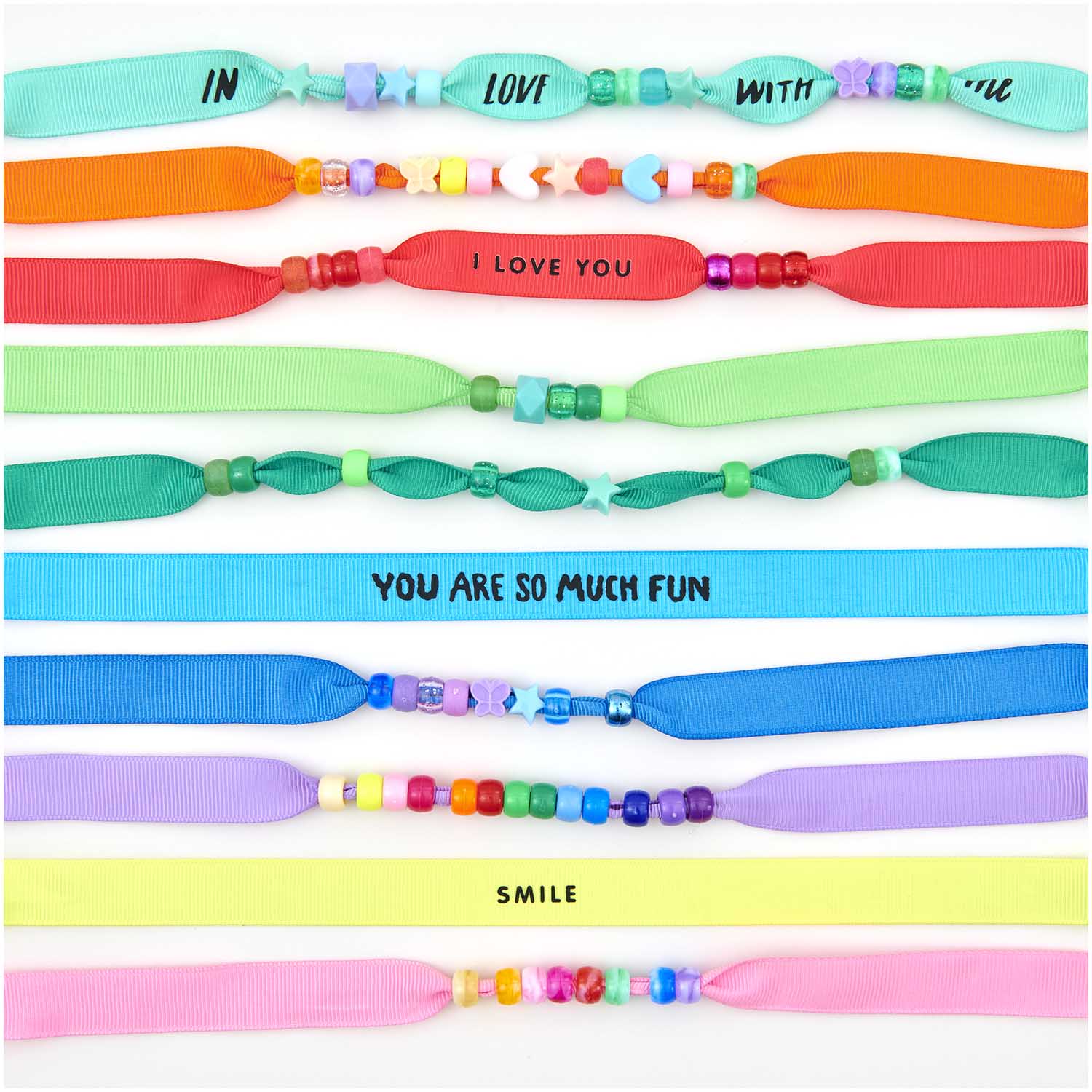 Regenboog Armband Linten Set - Afbeelding 3