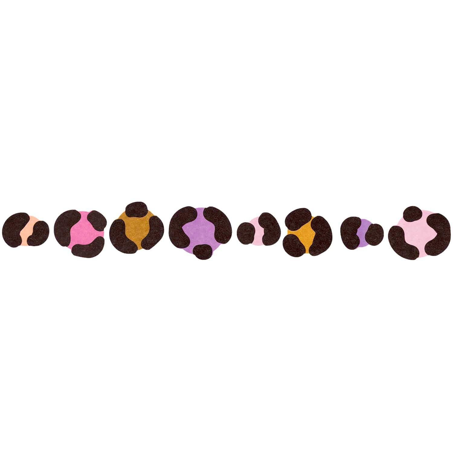 Washi Stickers Acid Luipaard Roze