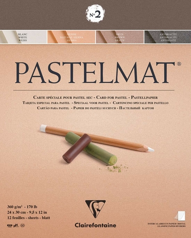 Pastelmat nr. 2  30x40cm new shades