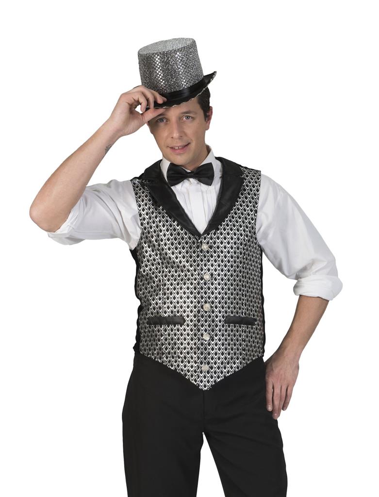 Gilet Zilver/Zwart