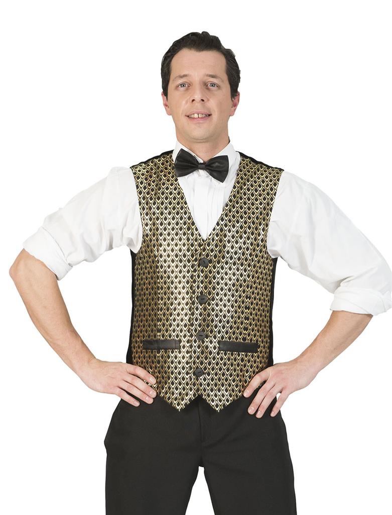 Gilet Goud/Zwart 