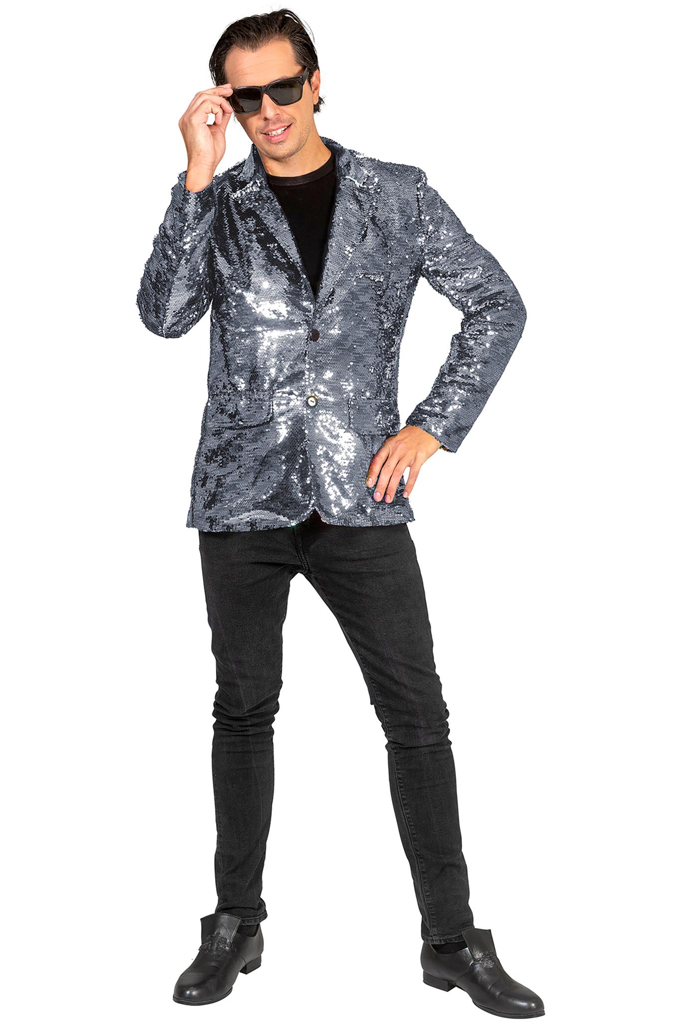 Glitter Colbert Jasje Zilver