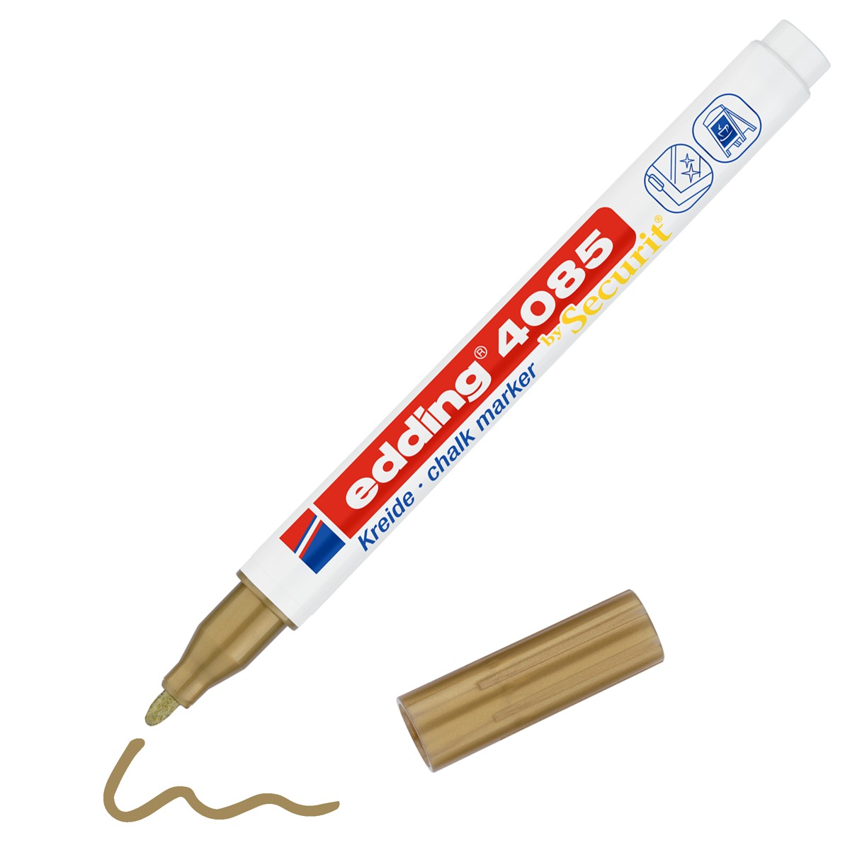 Edding 4085 Krijtstift Goud 1-2mm 