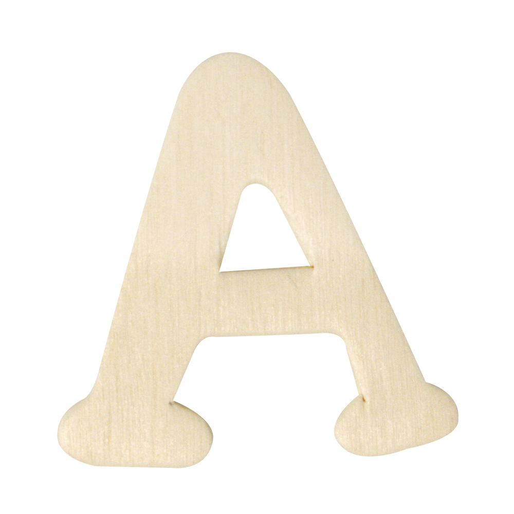 Houten Letters 4cm - keuze uit 26 letters