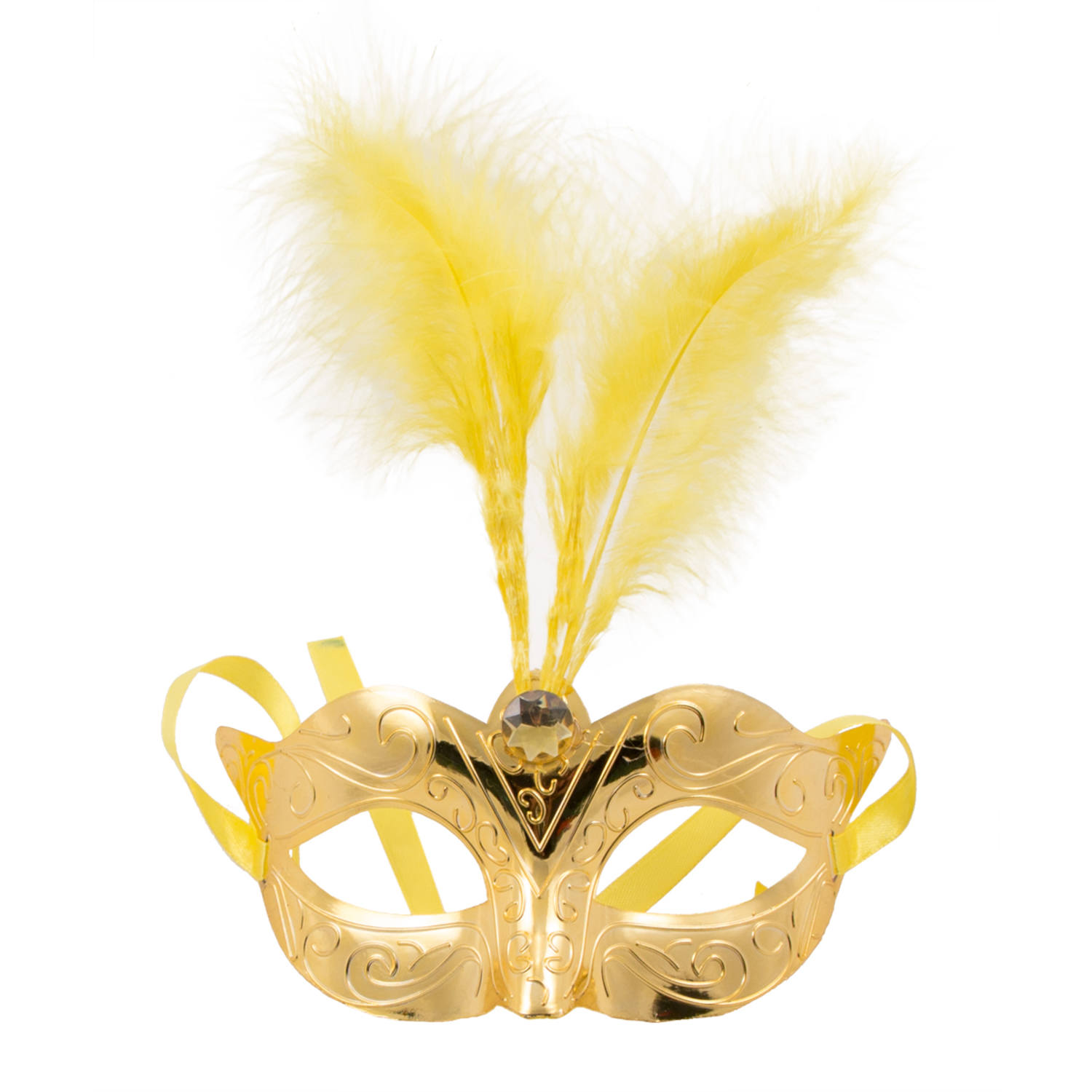 Oogmasker Metallic Goud