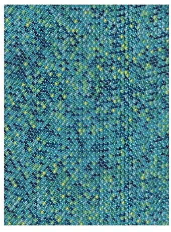 Décopatch Papier 3 Vellen Schubben Blauw/Groen 30x40cm - Afbeelding 1
