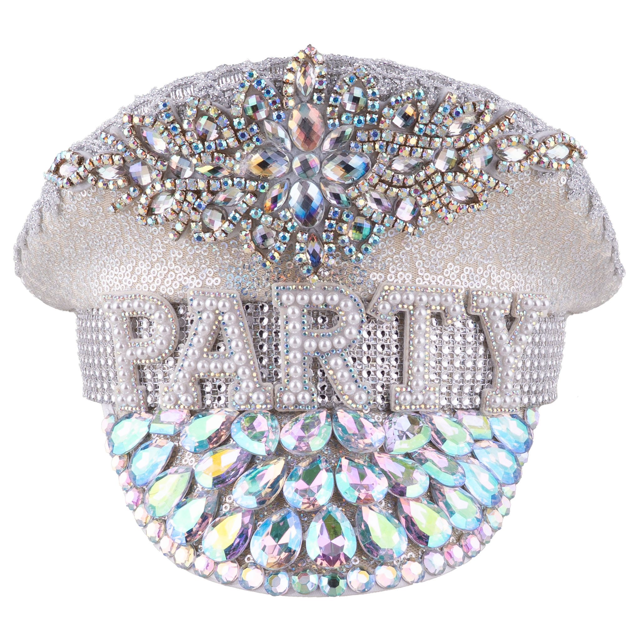 Pet Party Met Glitter Zilver