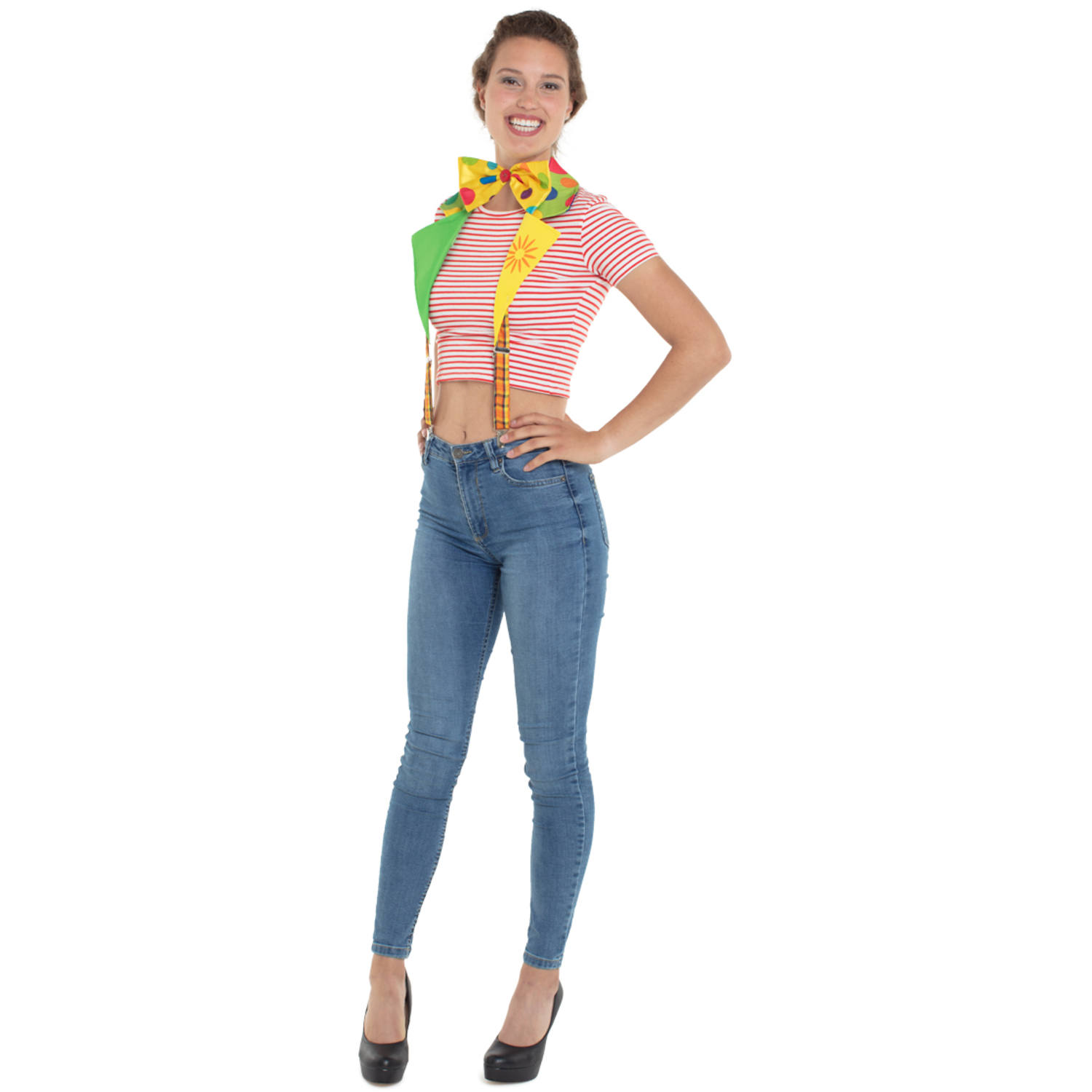 Clown Bretels Met Strik