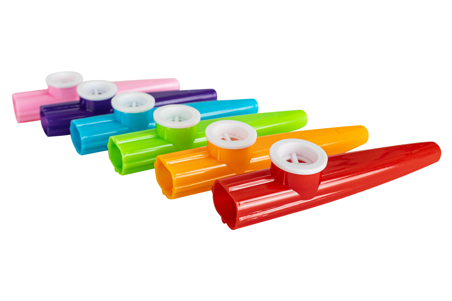 Kazoos Plastic 11,5cm 6st. - Afbeelding 2
