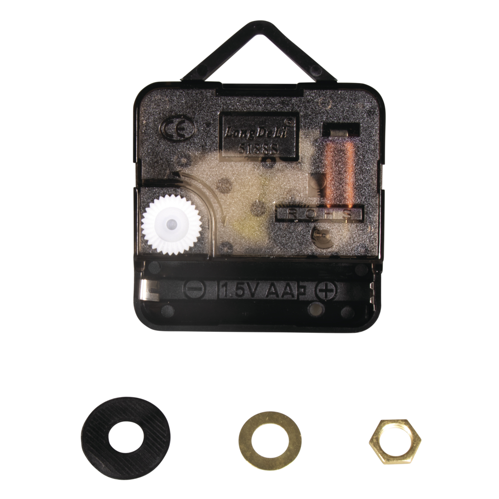 Rayher kwarts-uurwerk – 7,6 mm Ø - Afbeelding 1