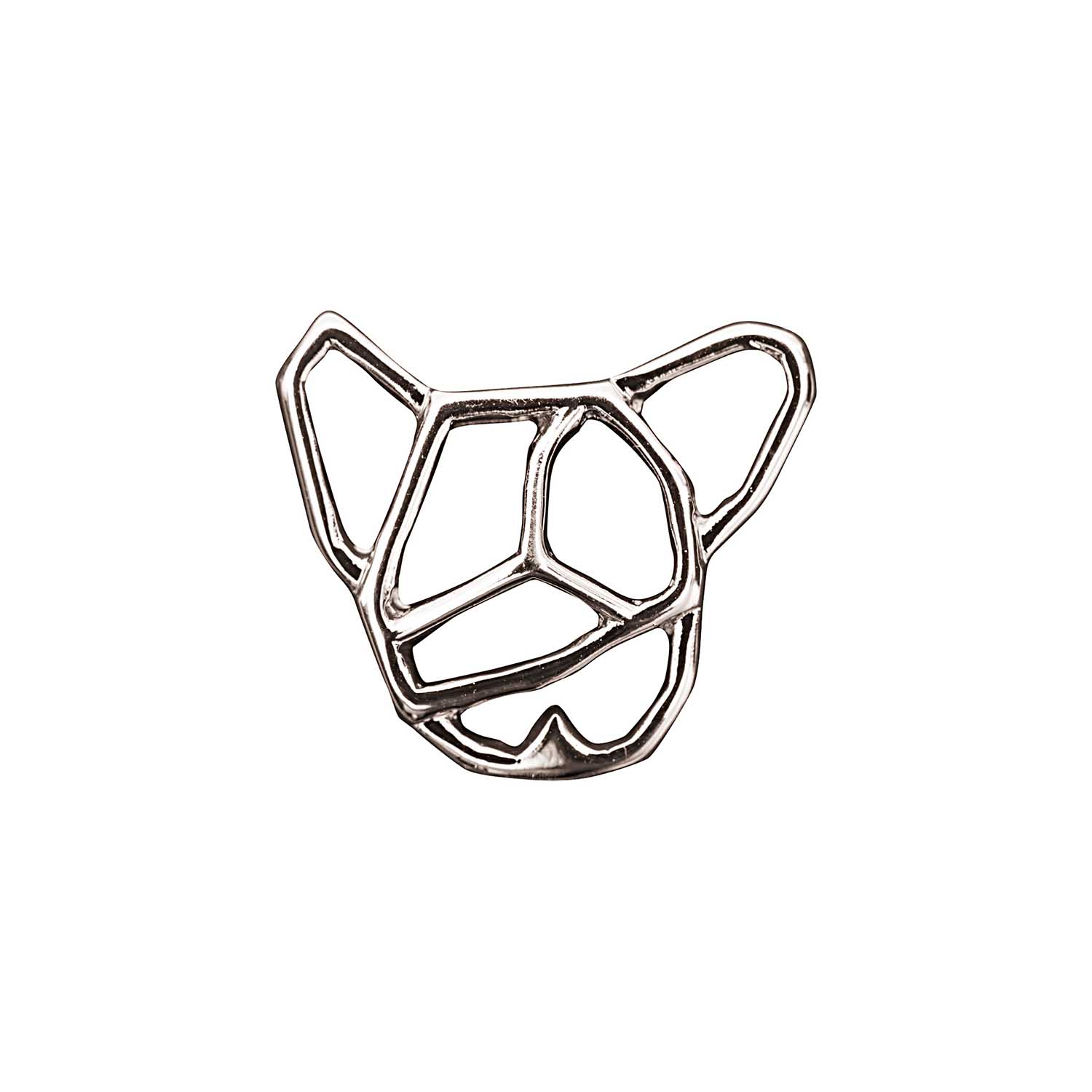 ORIGAMI HANGER HOND ZILVER