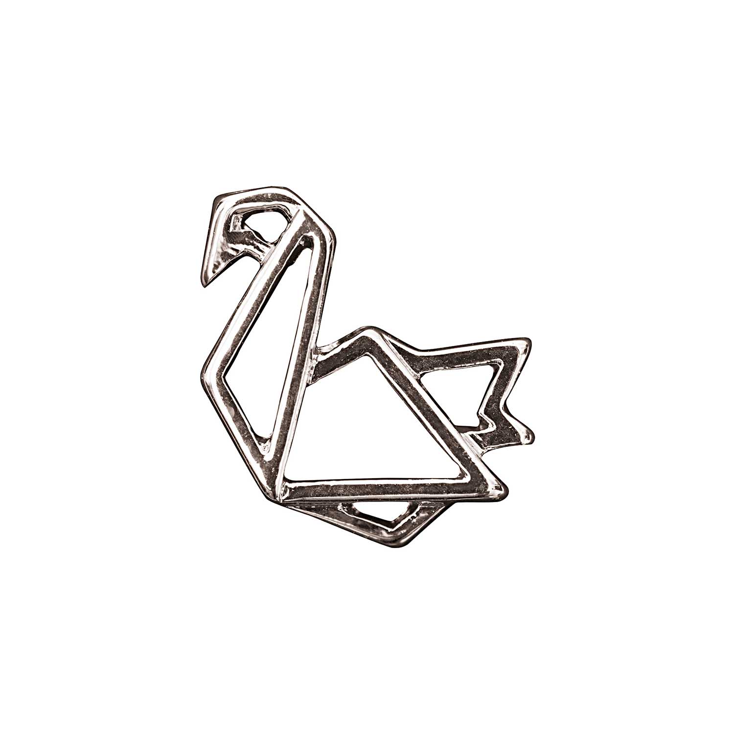 ORIGAMI HANGER ZWAAN Zilver