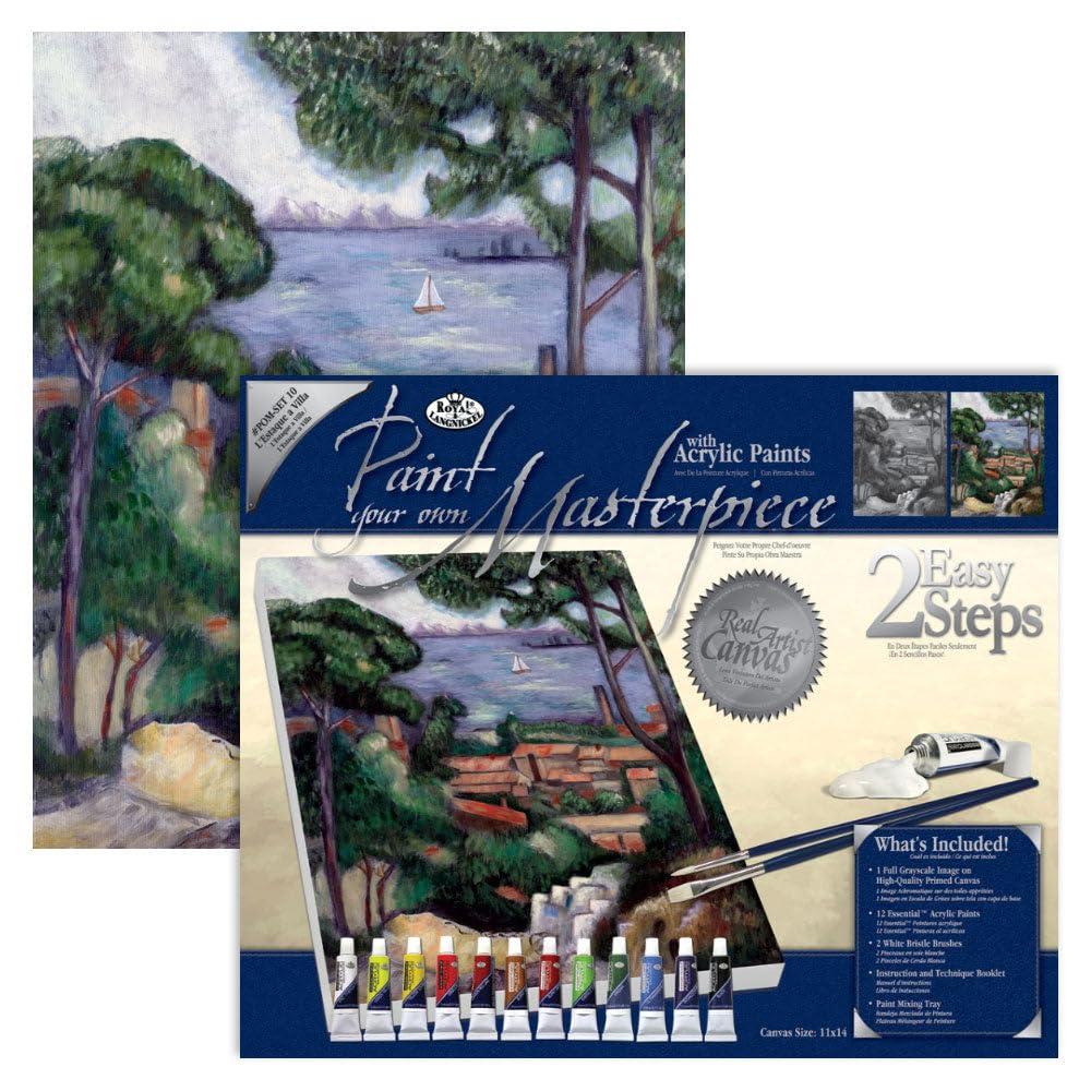 Masterpiece"L'Estaque a Villa" 28x35x2,5cm