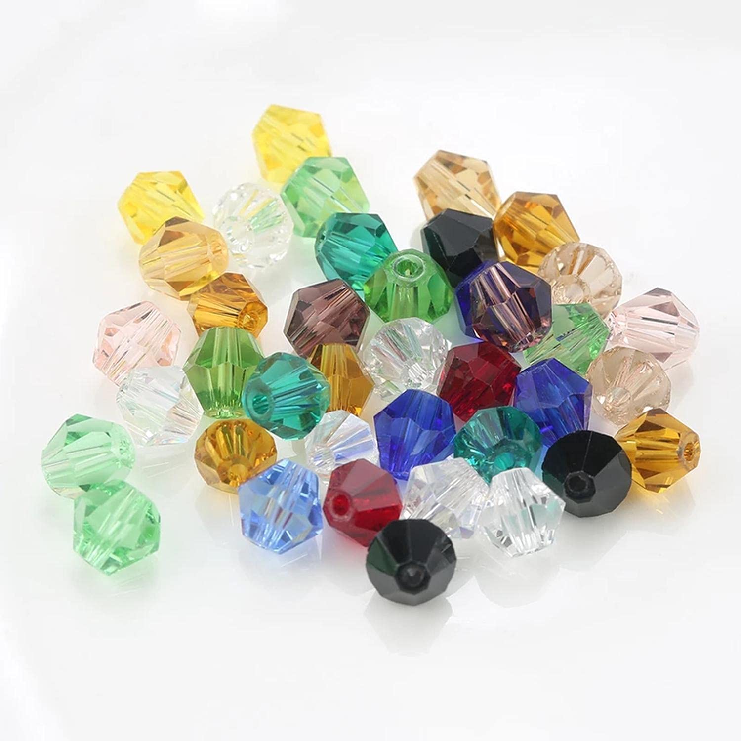 Meyco Glazen Facetkraaltjes 70st 4mm - Keuze uit diverse kleuren