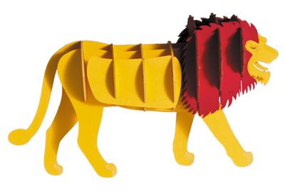 Fridolin 3D Papierpuzzel Leeuw +/- 11cm