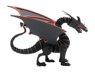 Fridolin 3D Papierpuzzel Draak +/- 11cm