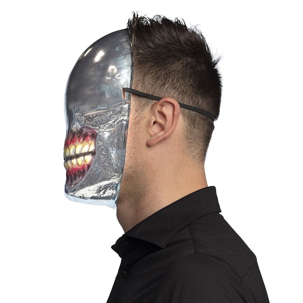 Gezichtsmasker Spiegel Schedel HP1 - Afbeelding 3