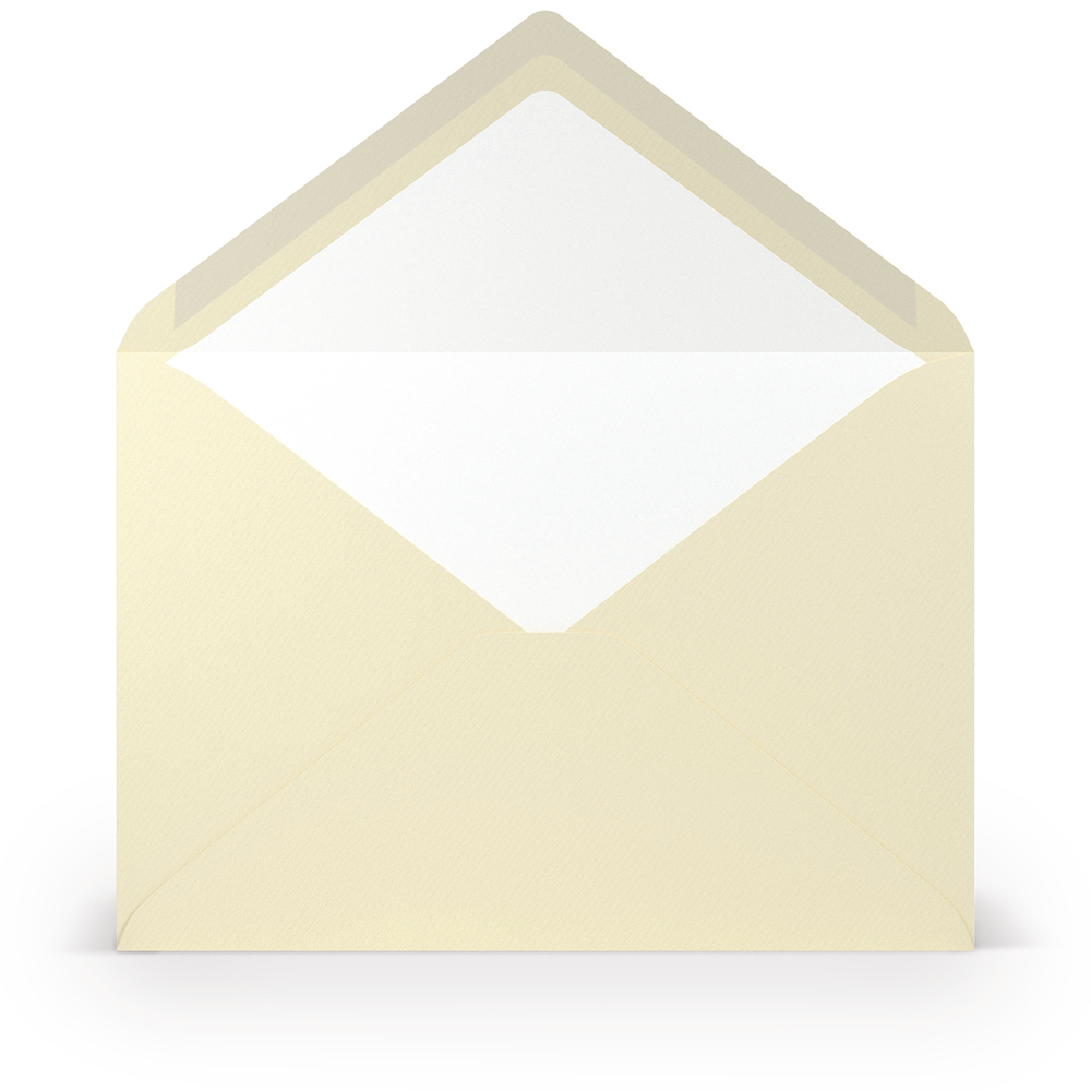 Paperado Enveloppen C5, Ivoor, 157x225mm, 100g/m2 5st. - Afbeelding 2