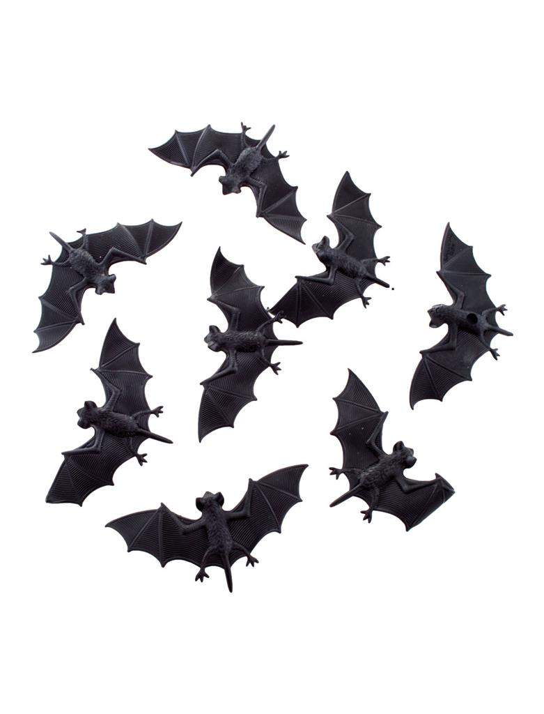 8 Vleermuizen Van 10cm